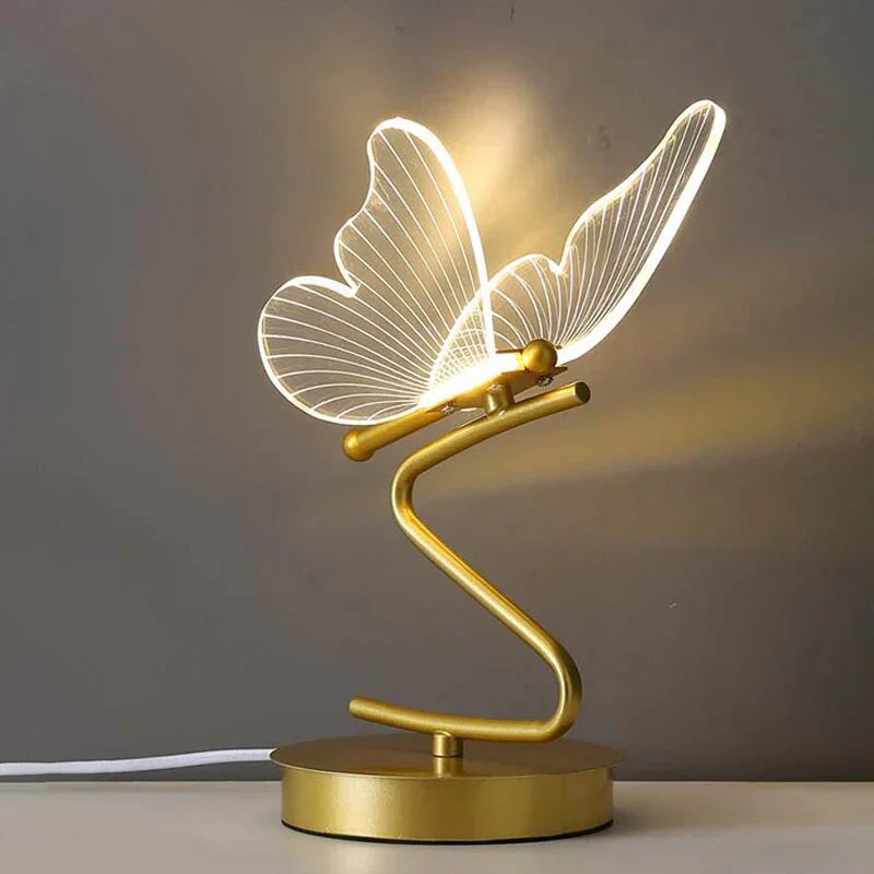 ButterflyLuxe - Élégante lampe de table LED au design papillon