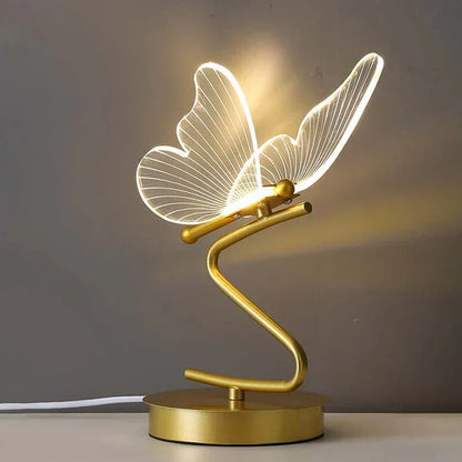 ButterflyLuxe - Élégante lampe de table LED au design papillon