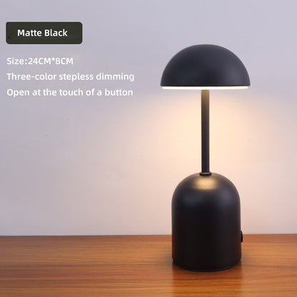 Lampe de Table en Métal Dimable | Éclairage Ambiance et Fonctionnel