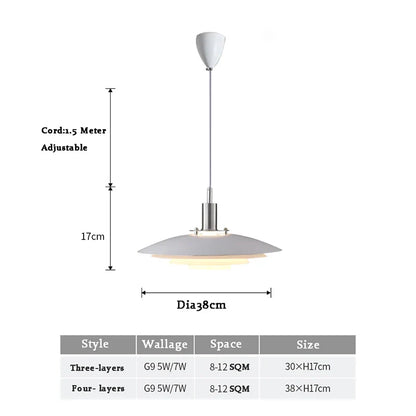 Floroux - Suspension en bois naturel