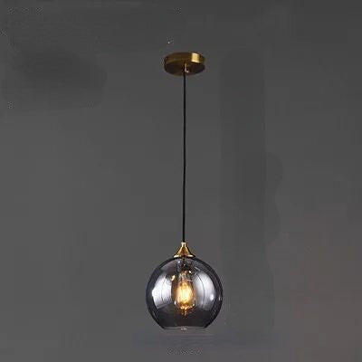Floroux - Moderne lampe suspendue en boule de verre