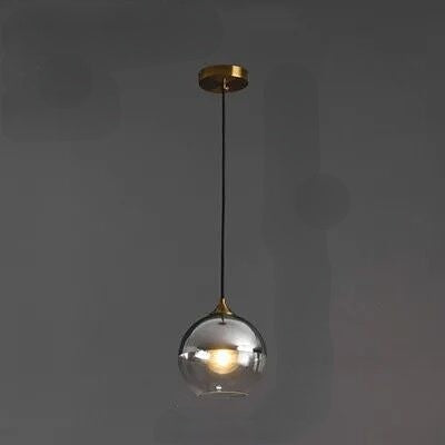 Floroux - Moderne lampe suspendue en boule de verre