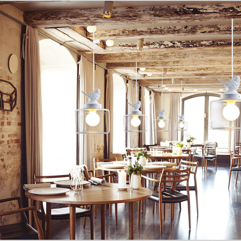 Floroux - Luminaire suspendu oiseau ludique