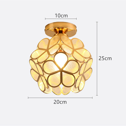 Floroux - Élégante lampe de plafond en bijoux