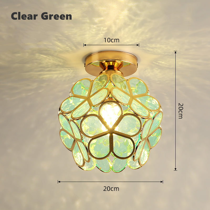 Floroux - Élégante lampe de plafond en bijoux