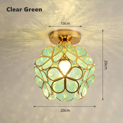 Floroux - Élégante lampe de plafond en bijoux