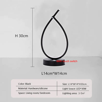 Floroux - Lampe de table de lecture élancée