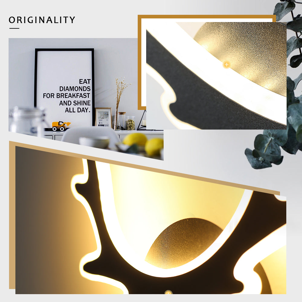 Floroux - Décor de mur Lampe