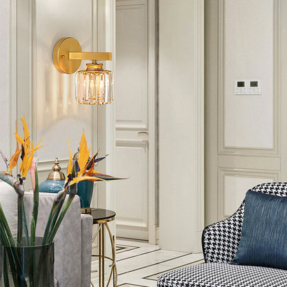 Floroux - Lampe murale en verre artistique