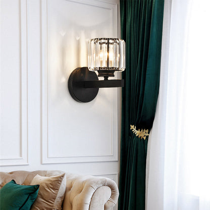 Floroux - Lampe murale en verre artistique