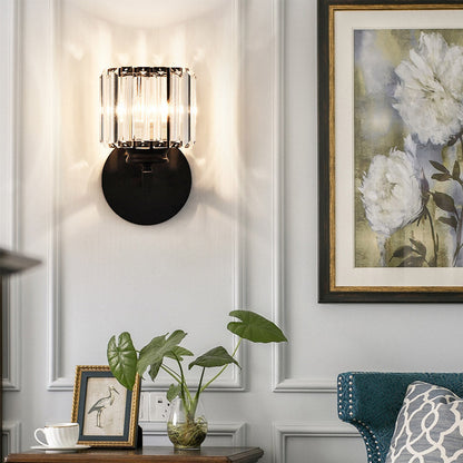 Floroux - Lampe murale en verre artistique