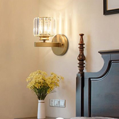 Floroux - Lampe murale en verre artistique