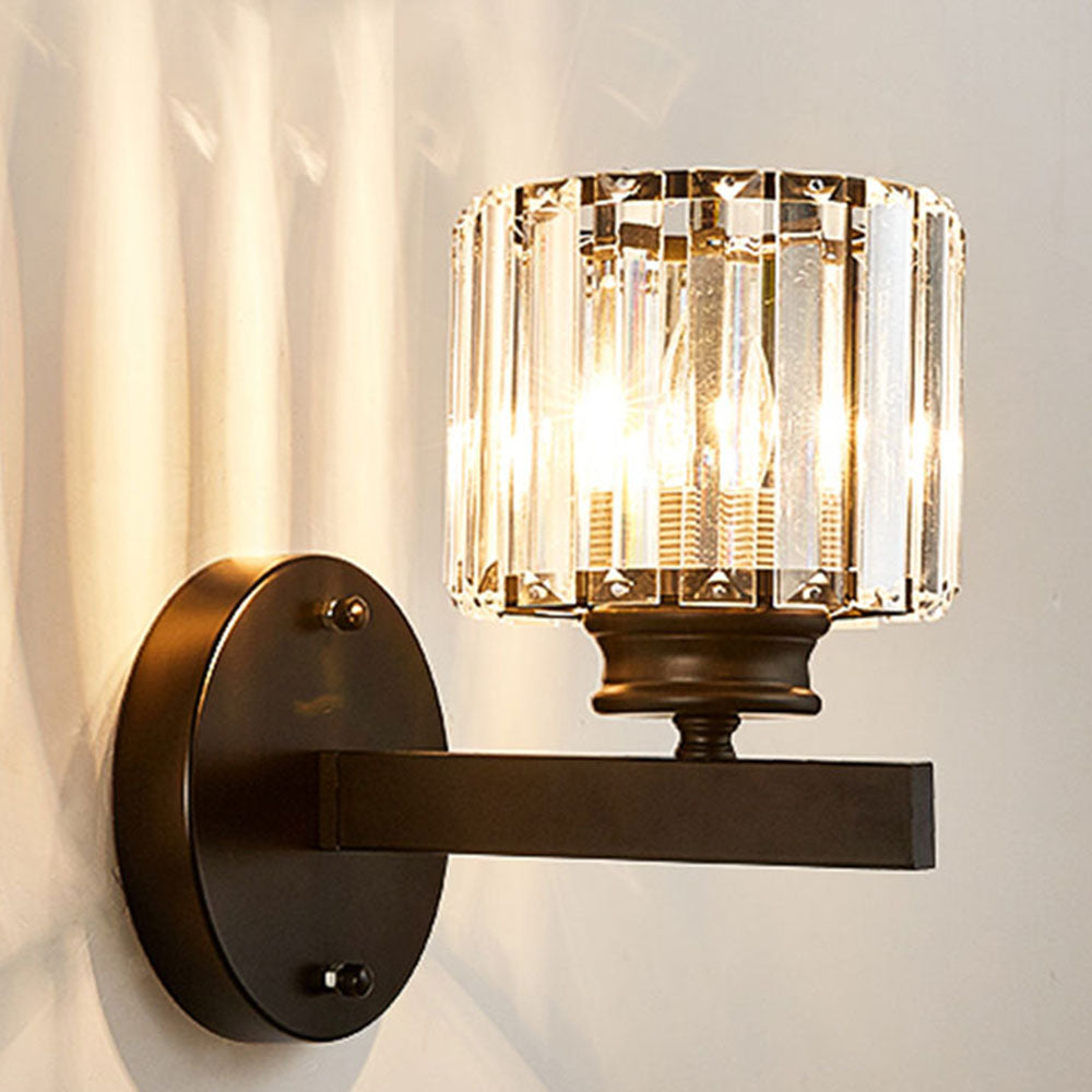 Floroux - Lampe murale en verre artistique