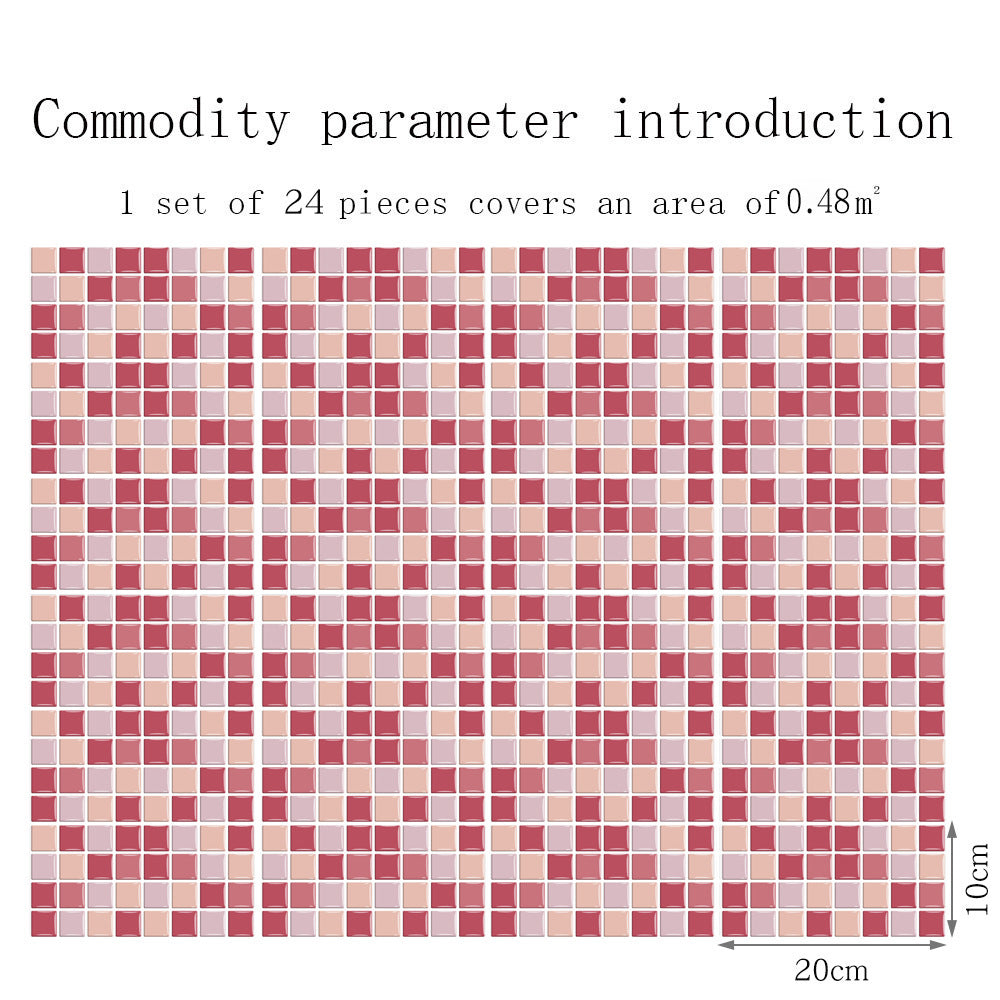 Floroux Carreaux papier peint imperméable