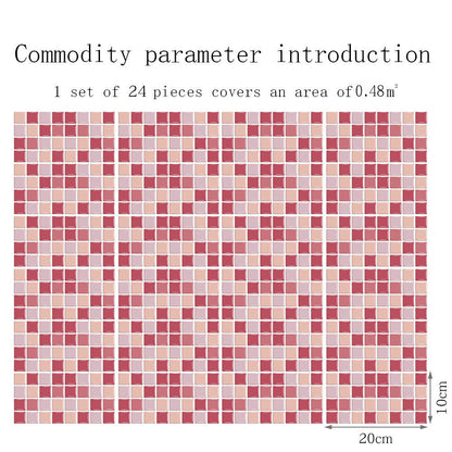 Floroux Carreaux papier peint imperméable