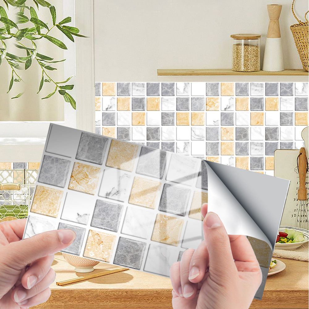 Floroux Carreaux papier peint imperméable