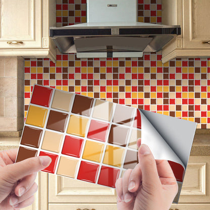 Floroux Carreaux papier peint imperméable