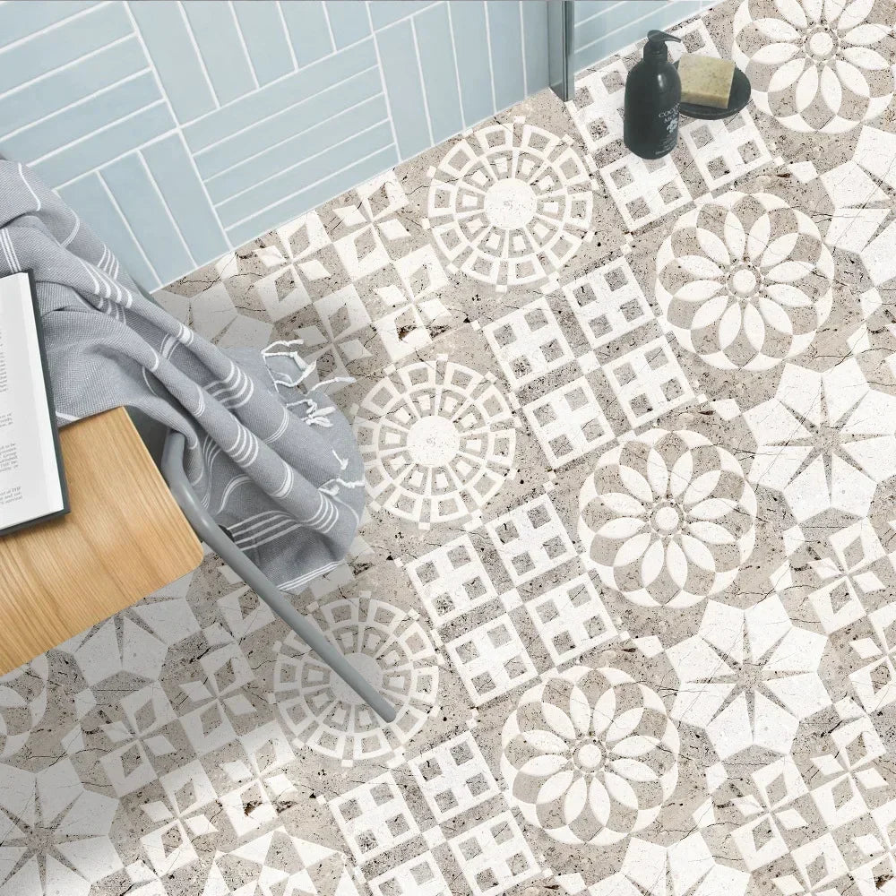 Floroux Carreaux en Marbre