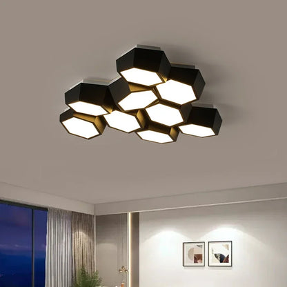 Floroux Géométrie LED Plafonnier