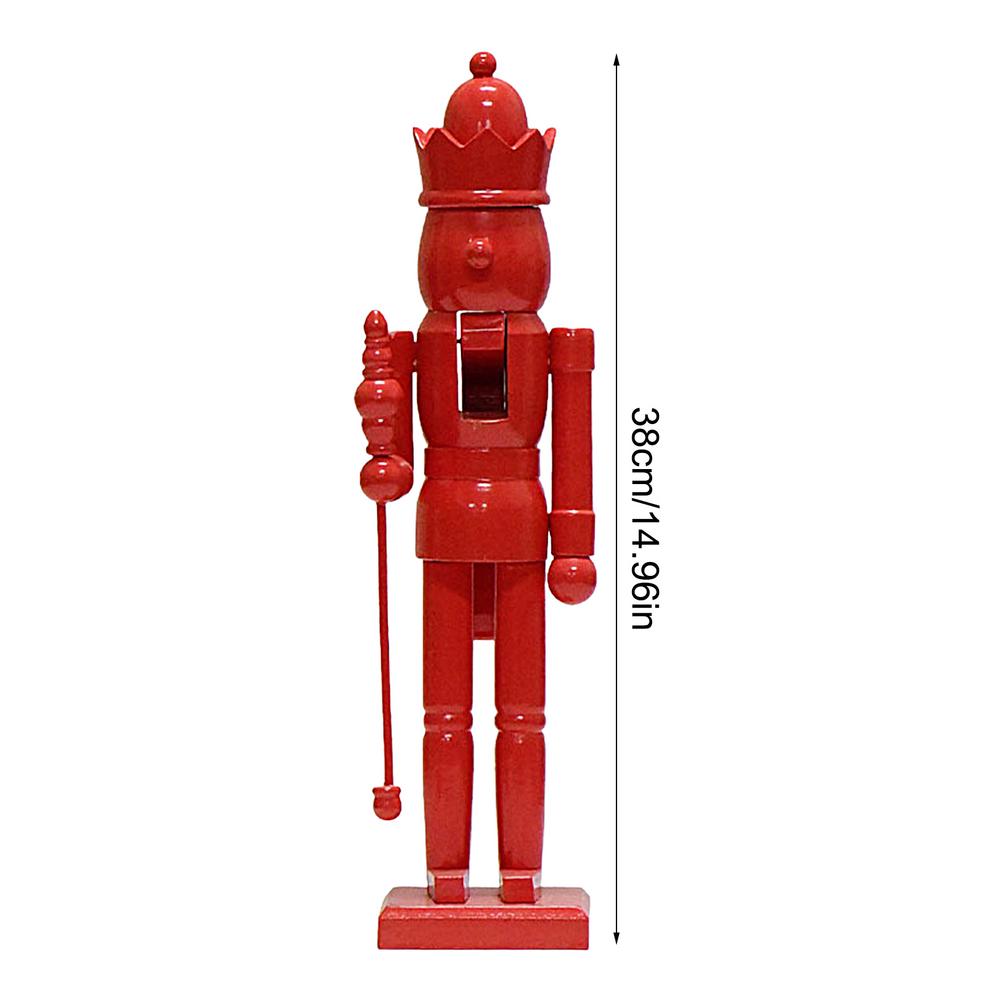 Floroux Décorations de casse-noix classiques | Décorations de Noël fabriquées à la main | Look traditionnel en bois