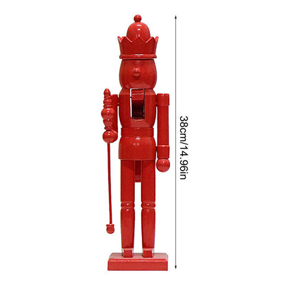 Floroux Décorations de casse-noix classiques | Décorations de Noël fabriquées à la main | Look traditionnel en bois