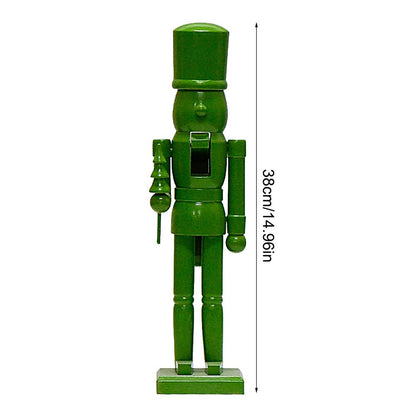 Floroux Décorations de casse-noix classiques | Décorations de Noël fabriquées à la main | Look traditionnel en bois