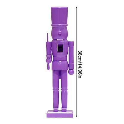 Floroux Décorations de casse-noix classiques | Décorations de Noël fabriquées à la main | Look traditionnel en bois