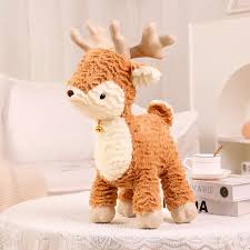 Floroux - Ensemble de renne en peluche mignon et arbre de Noël pour un Noël joyeux pour les enfants