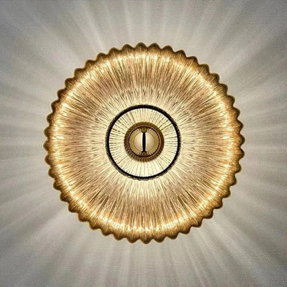 NimbusFlux – Applique murale en verre avec lumière ondulée