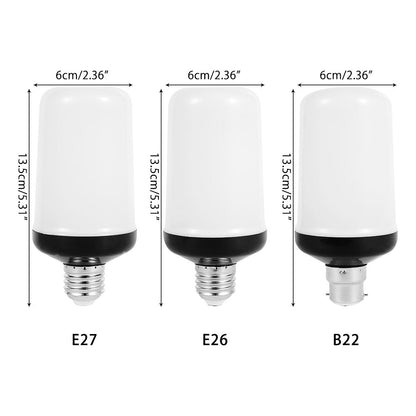FlameGlow - Lampe de fête LED avec 4 modes de feu