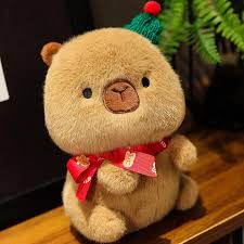 Floroux - Ensemble câlin de Noël charmant avec ours, renne, pomme et sapin de Noël