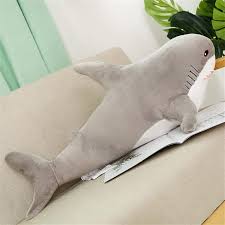 Floroux - Huge, soft shark plush figure for adventure and play fun