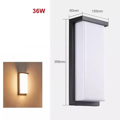 Floroux | Applique murale extérieure LED élégante avec une touche moderne
