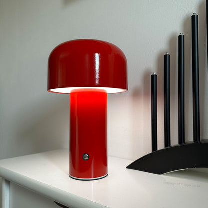 Élégante, moderne, lampe champignon sans fil