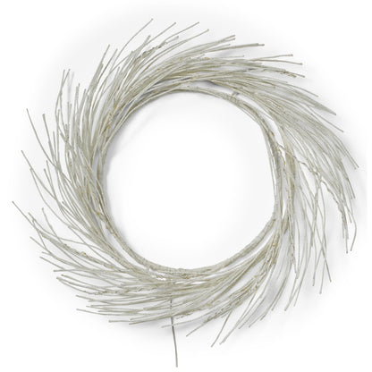 Couronne en papier éclairée LED de 24 pouces - Éclat blanc chaud pour la porte d'entrée, Décoration festive de Noël 2024