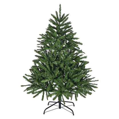Arbre de Noël premium pliable de 4,5 pieds – Design complet en épicéa avec 663 pointes, décor de vacances facile à assembler pour un usage intérieur 2024