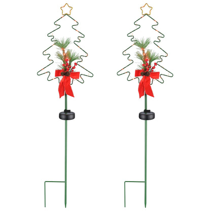 Lumière de piquet solaire pour arbre de Noël