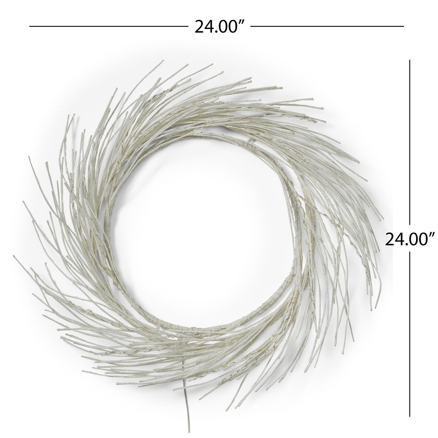 Couronne en papier éclairée LED de 24 pouces - Éclat blanc chaud pour la porte d'entrée, Décoration festive de Noël 2024