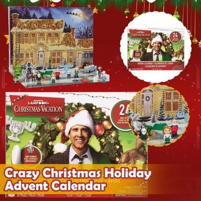 Calendrier de l'Avent Noël de National Lampoon – 24 Collectibles Surprise Présentant Clark Griswold, Compte à Rebours des Fêtes 2024