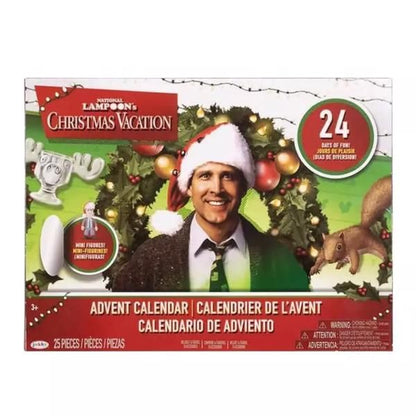 Calendrier de l'Avent Noël de National Lampoon – 24 Collectibles Surprise Présentant Clark Griswold, Compte à Rebours des Fêtes 2024