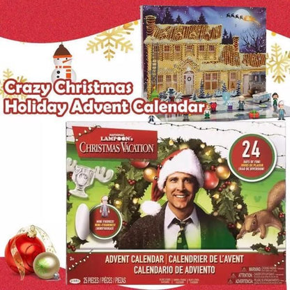 Calendrier de l'Avent Noël de National Lampoon – 24 Collectibles Surprise Présentant Clark Griswold, Compte à Rebours des Fêtes 2024