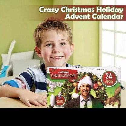 Calendrier de l'Avent Noël de National Lampoon – 24 Collectibles Surprise Présentant Clark Griswold, Compte à Rebours des Fêtes 2024