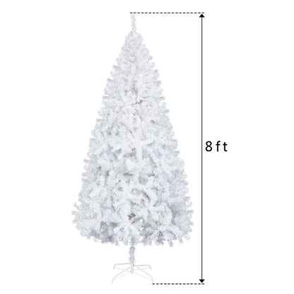 Arbre de Noël pré-éclairé enneigé de 2,4 m avec 1349 branches - Décor festif pour la maison et le bureau 2024