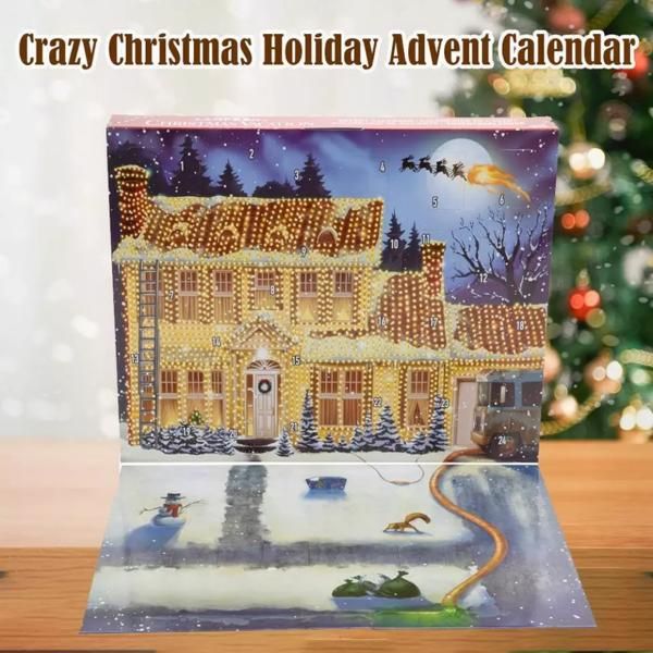 Calendrier de l'Avent Noël de National Lampoon – 24 Collectibles Surprise Présentant Clark Griswold, Compte à Rebours des Fêtes 2024