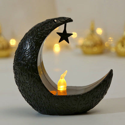 Floroux - Charmante bougie arabe lampe lune