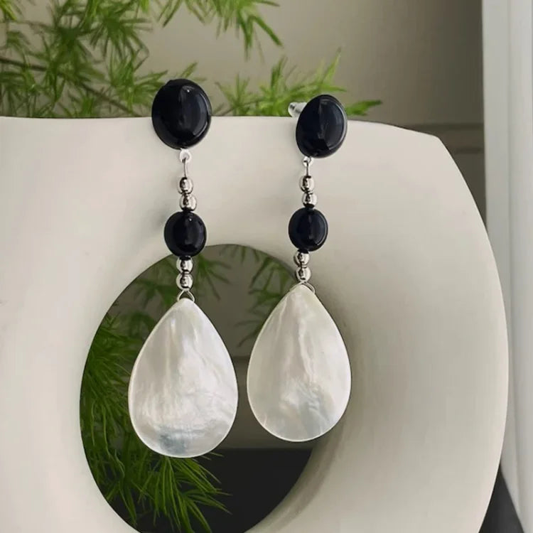 Chic Naia Vintage Coquillage Boucles d'oreilles