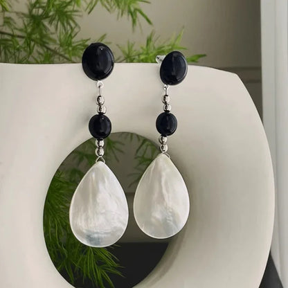 Chic Naia Vintage Coquillage Boucles d'oreilles