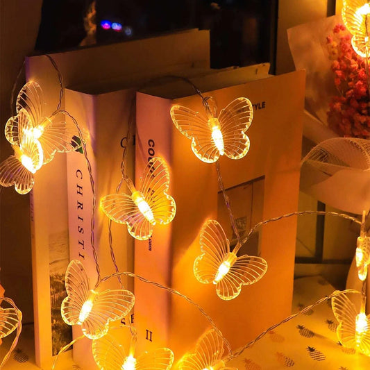20-LED Papillon / Libellule Guirlande lumineuse (3m)