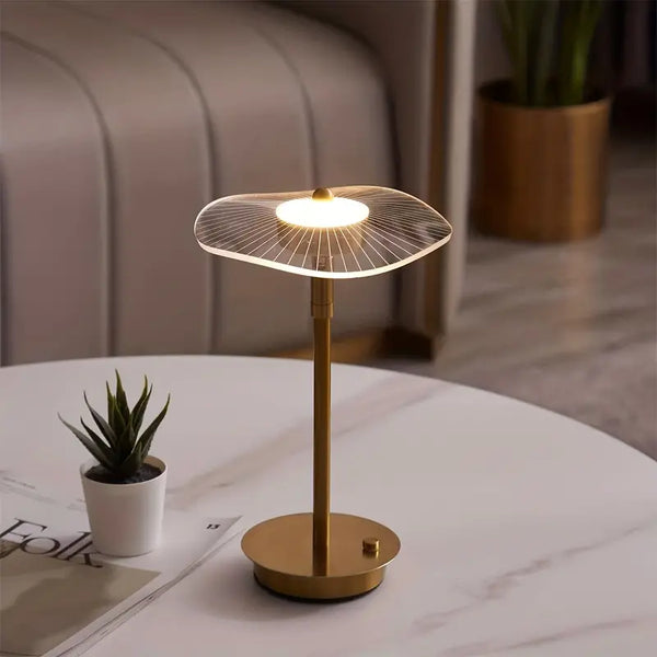 Floroux GLOW - Lampe de table LED moderne et élancée avec une atmosphère douce pour des nuits confortables