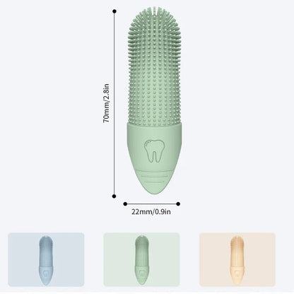 Floroux brosse à dents à 360° pour chiens | Soin dentaire efficace | Doux & Facile | Pour des dents de chien propres